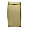 Ribbon Bazaar Wired Iridescent Taffeta 6" Antique Gold (Same Color Edge) 10yd Spool view 1
