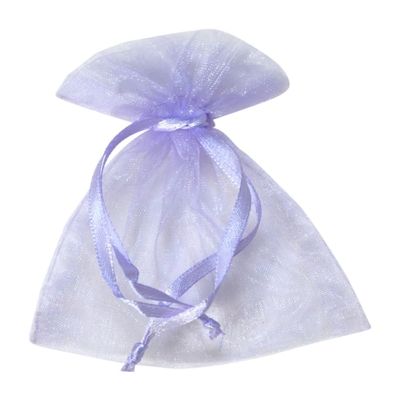 Ribbon Bazaar Sheer Organza Pouches - Lavender 5" X 7" 10pc