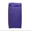 Ribbon Bazaar Wired Iridescent Taffeta 2-1/2" Purple (Same Color Edge) 10yd Spool view 1
