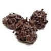 1 lb of Gourmet Dark Chocolate Toasted Coconut Haystacks Candy - Thick and Rich Gourmet Dark Chocolate Surrounds Toasted Coconut Stacked High view 2