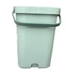 360 Mop and Bucket with Wringer Set, Hands Free Flat Floor Mop and Bucket, 4 Washable Microfiber Pads Included, Wet and Dry Use, Silver view 2