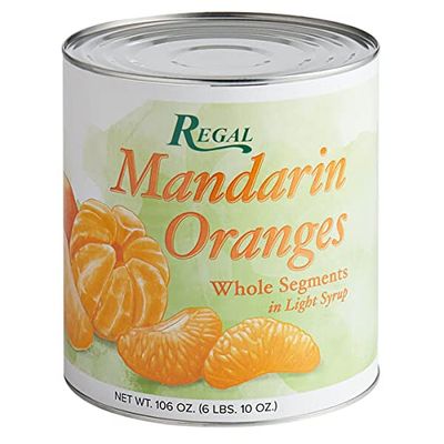 #10 Can Whole Mandarin Orange Segments in Light Syrup - 6/Case