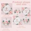 169 pcs Pink Baptism Plates, Napkins, Cutleries, Tablecloth for 24 persons (24) view 3