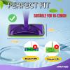 8 Pack Reusable Mop Replacements Pads Compatible for Swiffer Wet Jet Mop, Wet Spray Pad Refill Pads for Wet Jet Mop- Dry Wet Use for 10-12inch Wet Spray Mops- Suitable for Hardwood Floor Cleaning view 2