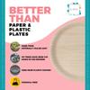 100% Natural 10 Palm Leaf Round Plate (50 pack), Compostable & Biodegradable Dinnerware for Catering, Birthdays, Halloween, BBQs, Thanksgiving, Alternative to Paper & Bamboo Plates Disposable view 4