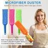 4 Pack 15 inch Reuseable Microfiber Feather Duster, Blind Duster, Gap Duster, Removable and Washable Head, Cleaning Tool for Window, Blind, Car, Wall, Dead Corner Gap, Furniture, Sofa, Screen view 4