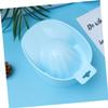 Blue Plastic Single Layer Rectangular Manicure Bowl for Nail Treatment view 4