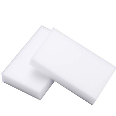 100Pcs Multi Functional Magical Sponge Eraser Melamine Froth Cleaner, Dust and Remover, for Sink, Bathroom, Refrigerator, Range Hood (White)
