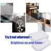 100Pcs Multi Functional Magical Sponge Eraser Melamine Froth Cleaner, Dust and Remover, for Sink, Bathroom, Refrigerator, Range Hood (White) view 3
