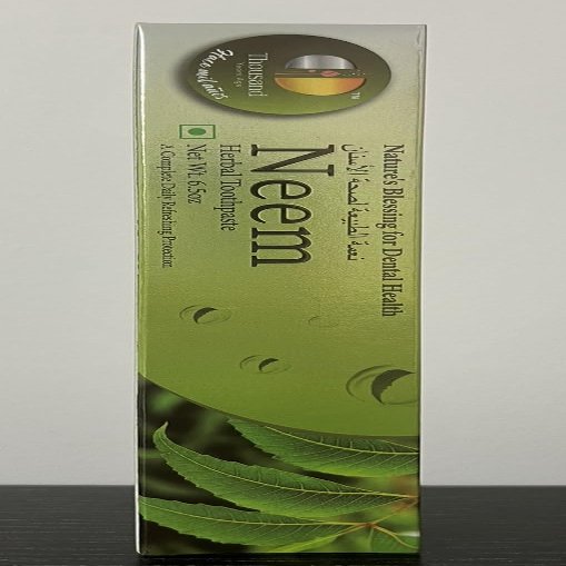Neem Toothpaste 5 in 1 Herbal Paraben Free Fluoride Free 100% Vegetable Base
