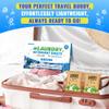 FIXSMITH Laundry Detergent Sheets - 60 Loads (30 Sheets) Fresh Linen Scent - Hypoallergenic,Eco Friendly Laundry Soap Sheets Ultra-Concentrated Travel Detergent Sheets.Plastic-Free,Liquidless. view 2