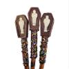 hallowenn Chocolate pretzels / 12 pcs,come wrap with a curly ribbon (mummy) view 2