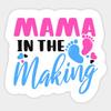Stickers Vinyl Pregnancy Announcement Shirt | Mama in The Making - Vinyl Stickers Laptop Decal Water Bottle Sticker Funny Sticker 21882 view 1