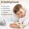 Sleep Sound Machine White Noise Machine with 32 Calming Sounds 36 Volume Levels Pink Brown Noise Machine for Baby Kid Adult with 4 Timer Noise Canceling Machine for Office Privacy view 2