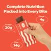 Benope Protein bar Cacao protein bar 60g x 12ea, high protein, low sugar, low carb, gluten free, energy bar, nutritious snack, high protein snacks view 4