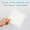Breathable Adhesive Island Bandages Wound Dressing for Knee Replacement 4" x 6" Bordered Gauze Pad Patches Stitches Cuts Post Surgery No Glue On Center Pack of 10 view 4