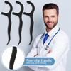 Baderke 600 Count Floss Picks Bulk Dental Flossers Picks for Adults Non Breakable Tooth Picks Flossers Teeth Cleaning Dental for Family Pack Travel(Black) view 4