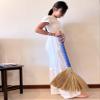 Authentic Handmade Asian Broom Set of 3 Packs - Premium Vietnamese Straw Broom, 40" Length view 2