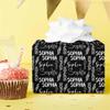 MyPupSocks Custom Wrapping Paper with Logo Leave Birthday Wrapping Paper for Women Roll Black Personalized Wrapping Paper with Name Christmas Mr And Mrs Wrapping Paper Roll 5 Rolls view 4