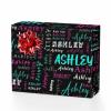 MyPupSocks Customize Wrapping Paper Leave Name Birthday Girl Wrapping Paper Black Wrapping Paper Set Baby Shower Wrapping Paper Girl 1 Roll view 1