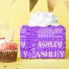 MyPupSocks Custom Christmas Wrapping Paper Princess Gift Wrap Birthday Gift Wrap Rolls for Girls Purple Personalized Christmas Wrapping Paper Christma Wrapping Paper 4 Rolls view 4