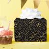MyPupSocks Personalized Wrapping Paper Birthday Happy Birthday Birthday Wrapping Paper Rolls Boy Gold and Black Wrapping Paper Birthday Custom Gift Wrap Paper 1 Roll view 4