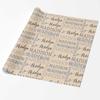 MyPupSocks Personalized Wrapping Paper Christmas Leave Name Birthday Wrapping Paper Girls Vintage Custom Wrapping Paper Christmas Text Wrapping Paper 5 Rolls view 2