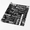 MyPupSocks Custom Name Wrapping Paper Kids Name Birthday Girl Wrapping Paper Roll Black Customize Wrapping Paper Mr And Mrs Wrapping Paper Roll 4 Rolls view 2