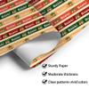 Artsadd Personalized Face Name Wrapping Paper Custom Text Photo Merry Christmas Gift Wrapping Paper for Women Men Teens Mom Dad Birthday Xmas view 2