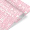 MyPupSocks Personalized Name Wrapping Paper Heart Anniversary Wrapping Paper Pink Customized Wrapping Paper Christmas Wrapping Paper 4 Rolls view 3