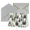 ZISHAK White Trees Camo Pattern Radiant Gratitude Cards-Wedding,Friendship,Anniversary Greeting Cards For Moments That Matter view 2