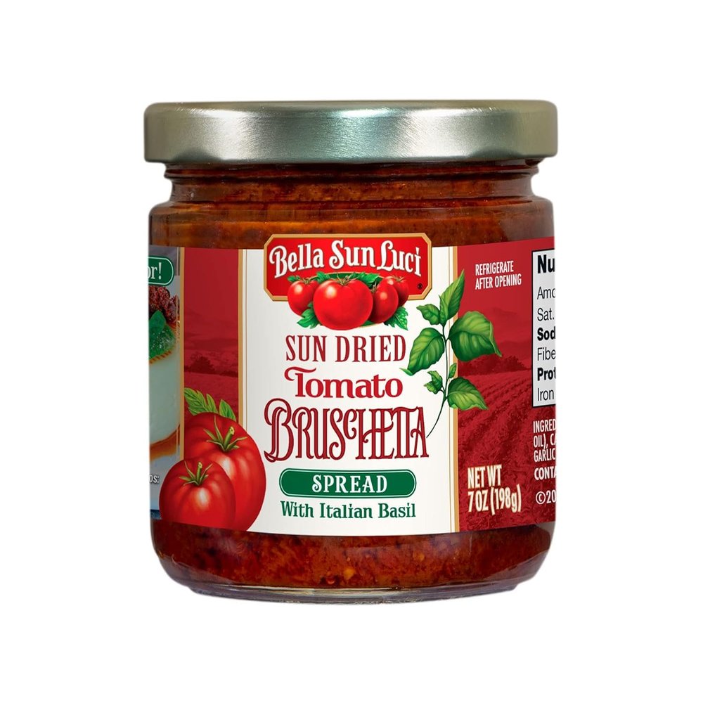 Bella Sun Luci Bruschetta Sun Dried Tomato, Vegan, 7 Ounces (Pack Of 6)