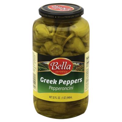 Bella Pepperoncini Greek Salad Pepper, 32 Ounces (Pack of 6)