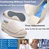 Extra Wide Diabetic Shoes Unisex Lightweight Walking Sneakers Easy Close Orthopedic Slippers Adjustable Slip On Shoes For Diabetic Edema Plantar Fasciitis Bunions Arthritis Swollen Feet ( Color : Blac view 3
