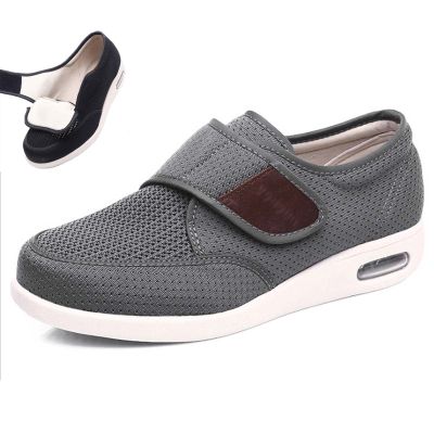 Womens Men Stylish Diabetic Shoes,Removable Memory Foam Insoles Lightweight for Diabetic Edema Plantar Fasciitis Dark Grey Men 8/Women 9