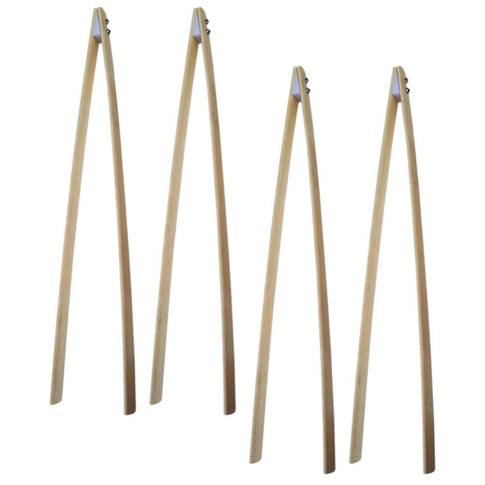 4Pcs Long Trash Garbage Picker Grabber Bamboo Trash Tong Litter Pick Up Stick Reaching Assist Tool Reacher Tool for Elderly Garden Nabber 50cm/1258