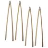 4Pcs Long Trash Garbage Picker Grabber Bamboo Trash Tong Litter Pick Up Stick Reaching Assist Tool Reacher Tool for Elderly Garden Nabber 50cm/1258 view 1