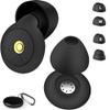 Ear Plugs for Sleeping - Comfortable Silicone Reusable Earplugs - Ear Plugs for Concerts Loud Music and Motorcycles - Hearing Protection with 20dB-25dB Noise Reduction - 8 Ear Tips view 1