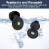 Ear Plugs for Sleeping - Comfortable Silicone Reusable Earplugs - Ear Plugs for Concerts Loud Music and Motorcycles - Hearing Protection with 20dB-25dB Noise Reduction - 8 Ear Tips view 2