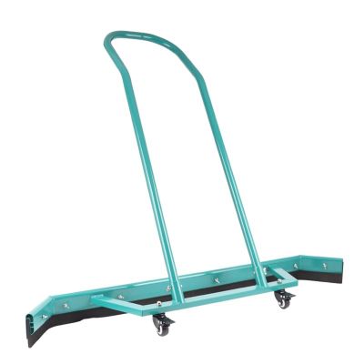 DRemdo Floor Water Remover Squeegee Broom for Indoor Outdoor, Sport Tennis Court Squeegee Rain Sweep with EVA Foam Blade,Outdoor Squeegee Dew Broom Floor Water Sweeper with Wheels(Green)