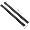 2pcs Plastic Strip Replacement for Dustpan Edge Bar Dust Pan Inlet Soft Pressing Strips Protector Garbage Shovel Closing Edges Straps Dustpan Repair Accessories Black view 2