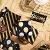 WRAPAHOLIC Reversible Birthday Wrapping Paper Roll - Mini Roll - 17 Inch X 33 Feet - Metallic Black Gold Balloon Design for Birthday, Holiday, Party, Baby Shower view 4