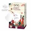 English Tea Shop - Tea Gift Merry Christmas Personalised with Folding Card, Secret Santa Gift, Organic, 20 Tea Bags, 5 Varieties view 2