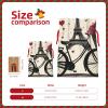 SSIMOO Love Paris Tower Coffee Wine Perfume Bicycle Heart Reusable Christmas Gift Bags,Elegant Artistic Craft,Your Go-To Solution For Gift Packaging view 4