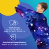 Blue Glowing Star Sensory Socks - Autistic Sensory Body Sock for Kids - ADHD and Improve Sensory Processing Sox (Medium) view 4
