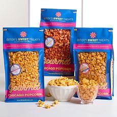 Bitoy's Popcorn Snack Packs (Grandma's Collection (Cheese, Caramel, Butter), Jumbo- (1.5 gallons each bag))