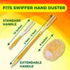Millifiber Microfiber Reusable Refills for Swiffer Hand Duster, 360 Degree Dry Duster Heavy Duty Refills, 4-Pack (Handle is Not Included) Air Dry Only view 2