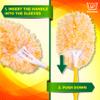 Millifiber Microfiber Reusable Refills for Swiffer Hand Duster, 360 Degree Dry Duster Heavy Duty Refills, 4-Pack (Handle is Not Included) Air Dry Only view 3