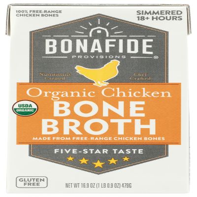 Bonafide Provisions Organic Chicken Bone Broth, 16.9 OZ