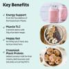 KOS Vegan Protein Powder, Unflavored & Unsweetened - Low Carb Pea Protein Blend, Organic Superfood Rich in Vitamins & Minerals - Keto, Soy, Dairy Free - Meal Replacement for Women & Men - 28 Servings view 3